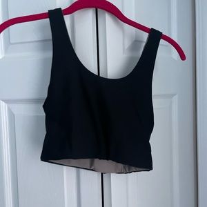 Cute black cropped top from forever 21